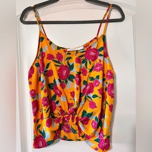 Never Worn LUSH Devon Knot Front Cami Crop Blouse